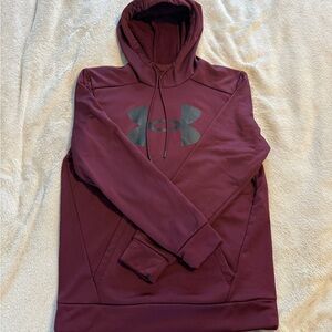 NWOT Under Armour Men's Small Maroon Pullover Hoodie